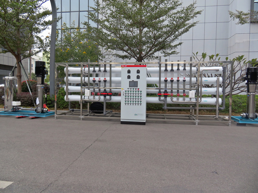 每小時15噸二級RO純水系統_江蘇兩極反滲透凈水設備